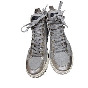 Gucci GG Tennis 1977 High-Top Sneakers -in Box with COA